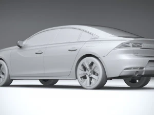 Peugeot 508 2023 3D Model