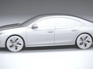 Peugeot 508 2023 3D Model