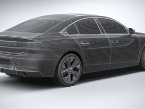 Peugeot 508 2023 3D Model