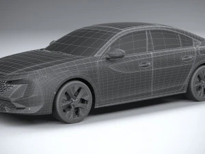 Peugeot 508 2023 3D Model
