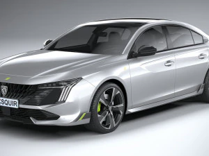 Peugeot 508 PSE 2023 3D Model