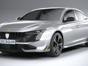 Peugeot 508 PSE 2023 3D Модель