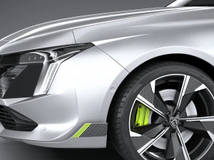 Peugeot 508 PSE 2023 3D Model