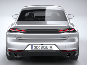 Peugeot 508 PSE 2023 3D Модель