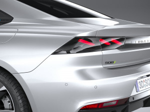 Peugeot 508 PSE 2023 3D Модель