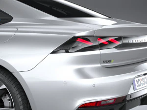 Peugeot 508 PSE 2023 3D Model