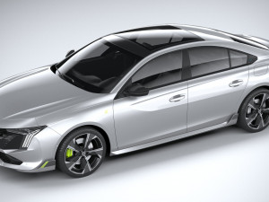Peugeot 508 PSE 2023 3D Модель