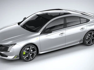 Peugeot 508 PSE 2023 3D Model