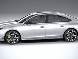 Peugeot 508 PSE 2023 3D Модель