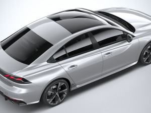 Peugeot 508 PSE 2023 3D Модель
