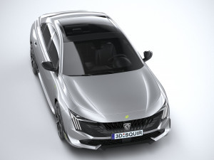 Peugeot 508 PSE 2023 3D Модель