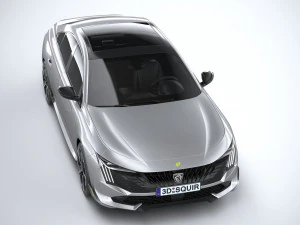 Peugeot 508 PSE 2023 3D Model