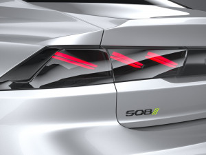 Peugeot 508 PSE 2023 3D Модель
