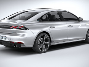 Peugeot 508 PSE 2023 3D Модель