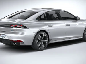 Peugeot 508 PSE 2023 3D Model
