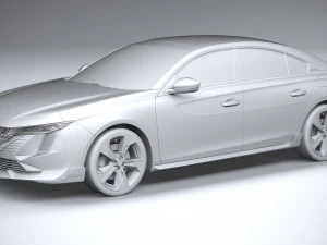 Peugeot 508 PSE 2023 3D Model