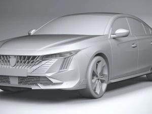 Peugeot 508 PSE 2023 3D Model