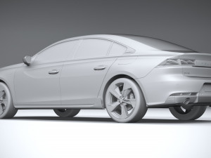 Peugeot 508 PSE 2023 3D Модель