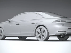 Peugeot 508 PSE 2023 3D Model