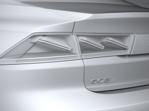 Peugeot 508 PSE 2023 3D Модель