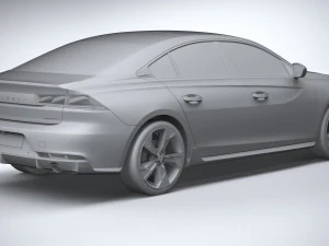Peugeot 508 PSE 2023 3D Model