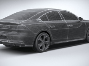 Peugeot 508 PSE 2023 3D Модель