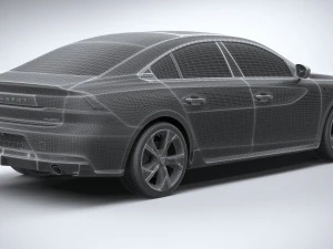 Peugeot 508 PSE 2023 3D Model
