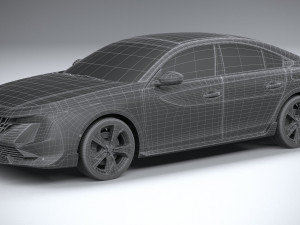 Peugeot 508 PSE 2023 3D Модель