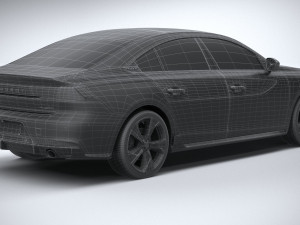 Peugeot 508 PSE 2023 3D Модель