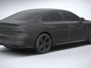 Peugeot 508 PSE 2023 3D Model
