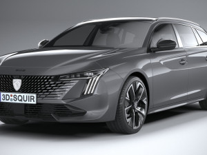 Peugeot 508 SW 2023 3D Model