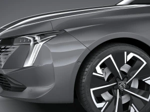 Peugeot 508 SW 2023 3D Model