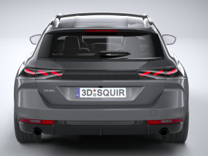 Peugeot 508 SW 2023 3D Model