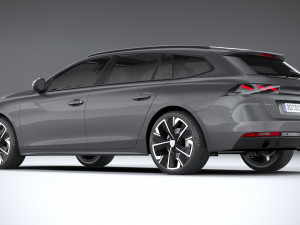 Peugeot 508 SW 2023 3D Model
