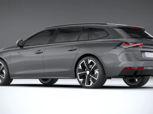 Peugeot 508 SW 2023 3D Model