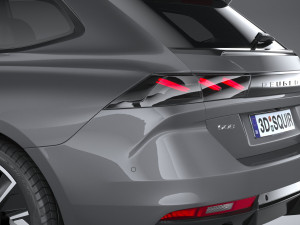 Peugeot 508 SW 2023 3D Model