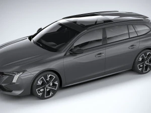 Peugeot 508 SW 2023 3D Model