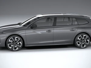 Peugeot 508 SW 2023 3D Model