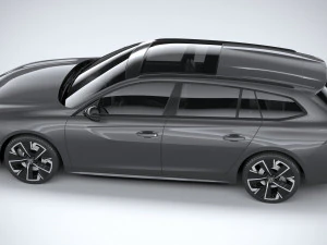Peugeot 508 SW 2023 3D Model