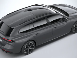 Peugeot 508 SW 2023 3D Model