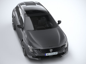 Peugeot 508 SW 2023 3D Model