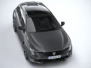Peugeot 508 SW 2023 3D Model