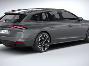 Peugeot 508 SW 2023 3D Model