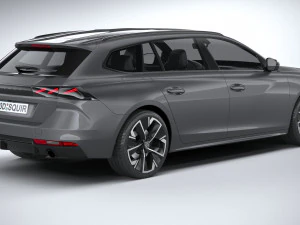 Peugeot 508 SW 2023 3D Model