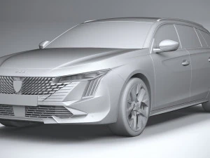 Peugeot 508 SW 2023 3D Model