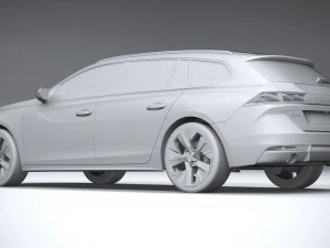 Peugeot 508 SW 2023 3D Model