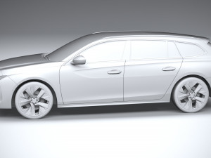 Peugeot 508 SW 2023 3D Model