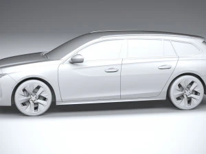 Peugeot 508 SW 2023 3D Model
