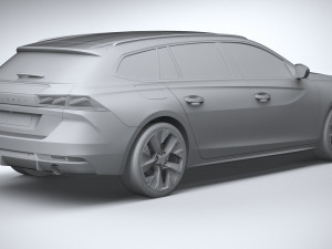 Peugeot 508 SW 2023 3D Model