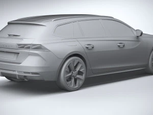 Peugeot 508 SW 2023 3D Model